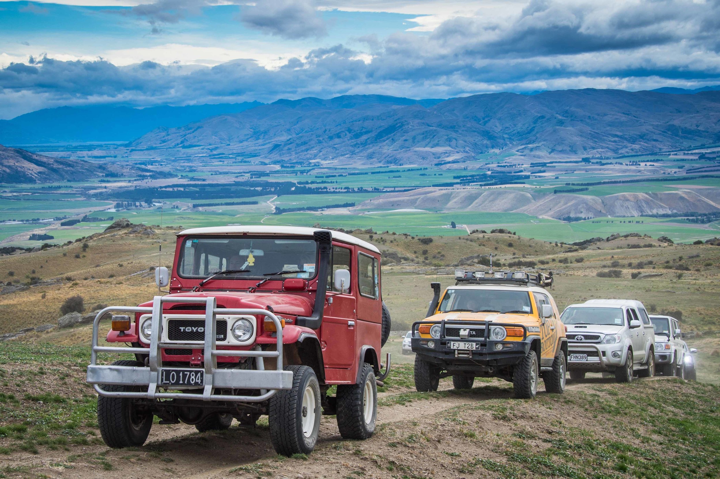 2016 Toyota Festival - The old and the new on the 4x4 adventure out to the historic Bendigo Station. .jpg